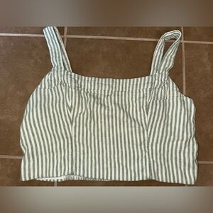 Abercrombie Striped Cropped